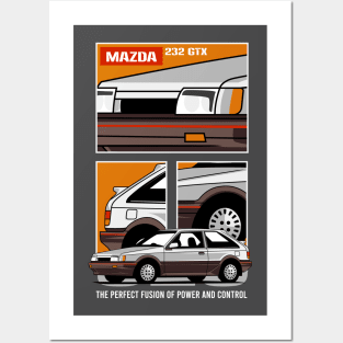 Vintage Turbo Mazda Posters and Art